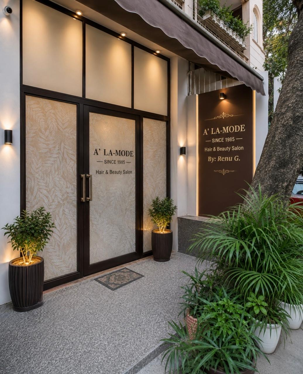 Home A’ LA-MODE Hair & Beauty Salon in Lajpat Nagar, Delhi, established in 1985